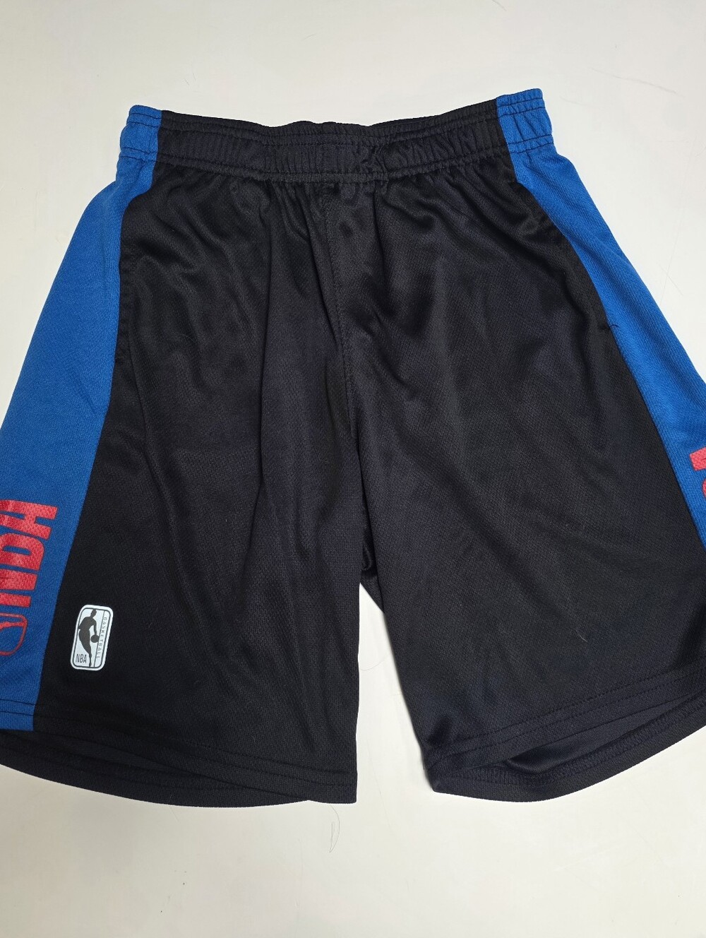 Boys Size 14-16 NBA Black & Blue Basketball Shorts